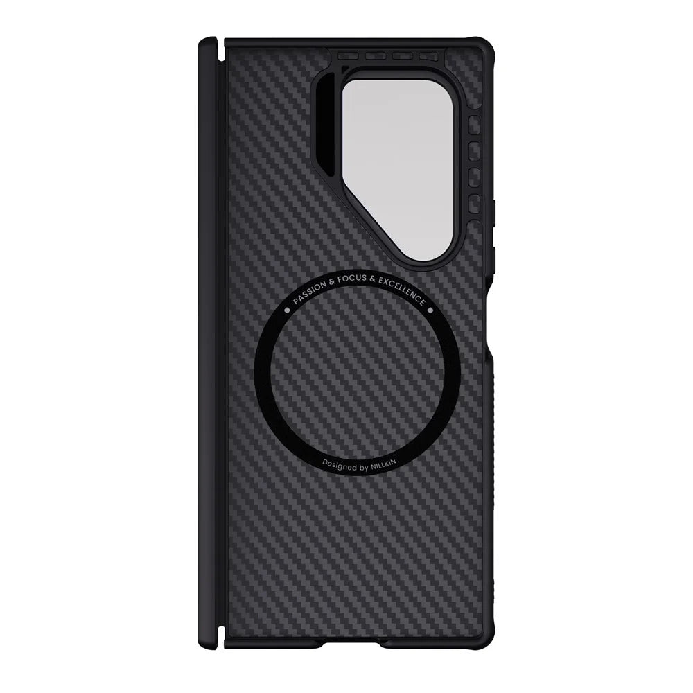 NILLKIN For Samsung Galaxy Z Fold7 5G Magnetic Case TPU + Aramid Fiber Lens Cover Kickstand Phone Cover - 4