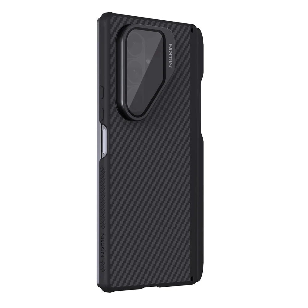NILLKIN CarboProp For Samsung Galaxy Z Fold7 5G Magnetic Case Clear Black Lens Lid Aramid Fiber Phone Cover with Stylus Pen - 4