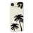 For iPhone Air Case Coconut Tree Pattern Printing Straight Edge TPU Phone Back Cover - Beige - 1