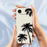 For iPhone Air Case Coconut Tree Pattern Printing Straight Edge TPU Phone Back Cover - Beige - 6