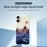 For iPhone 17 Case Blue Snow Mountain Pattern Printing Straight Edge TPU Phone Back Cover - Beige - 3