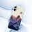 For iPhone 17 Case Blue Snow Mountain Pattern Printing Straight Edge TPU Phone Back Cover - Beige - 5
