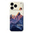 For iPhone 18 Pro Max / 17 Pro Max Case Blue Snow Mountain Pattern Printing Straight Edge TPU Phone Back Cover - Beige - 1