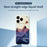For iPhone 18 Pro Max / 17 Pro Max Case Blue Snow Mountain Pattern Printing Straight Edge TPU Phone Back Cover - Beige - 3