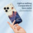 For iPhone 18 Pro Max / 17 Pro Max Case Blue Snow Mountain Pattern Printing Straight Edge TPU Phone Back Cover - Beige - 4