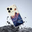 For iPhone 18 Pro Max / 17 Pro Max Case Blue Snow Mountain Pattern Printing Straight Edge TPU Phone Back Cover - Beige - 7