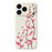 For iPhone 18 Pro / 17 Pro Case Red Leaves Pattern Printing Straight Edge TPU Phone Back Cover - Beige - 1