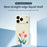For iPhone 18 Pro Max / 17 Pro Max Case Three Flowers Pattern Printing Straight Edge TPU Phone Back Cover - Beige - 3