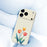 For iPhone 18 Pro Max / 17 Pro Max Case Three Flowers Pattern Printing Straight Edge TPU Phone Back Cover - Beige - 5