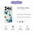 For iPhone 18 Pro Max / 17 Pro Max Case Blue Butterflies Pattern Printing Straight Edge TPU Phone Back Cover - Beige - 2
