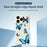 For iPhone 18 Pro Max / 17 Pro Max Case Blue Butterflies Pattern Printing Straight Edge TPU Phone Back Cover - Beige - 3