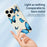 For iPhone 18 Pro Max / 17 Pro Max Case Blue Butterflies Pattern Printing Straight Edge TPU Phone Back Cover - Beige - 4
