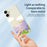 For iPhone 17 Case Flowers and Sea Pattern Printing Straight Edge TPU Phone Back Cover - Beige - 4