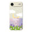 For iPhone Air Case Flowers and Sea Pattern Printing Straight Edge TPU Phone Back Cover - Beige - 1