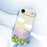 For iPhone Air Case Flowers and Sea Pattern Printing Straight Edge TPU Phone Back Cover - Beige - 5