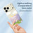 For iPhone 18 Pro / 17 Pro Case Flowers and Sea Pattern Printing Straight Edge TPU Phone Back Cover - Beige - 4