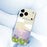 For iPhone 18 Pro / 17 Pro Case Flowers and Sea Pattern Printing Straight Edge TPU Phone Back Cover - Beige - 5