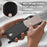 For iPhone 15 Pro Liquid Silicone Case Phone Back Cover with Card Holder and Short Strap - Black - 6