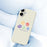 For iPhone 17 Case Five Colors Flowers Pattern Printing Straight Edge TPU Phone Back Cover - Beige - 5