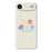 For iPhone Air Case Five Colors Flowers Pattern Printing Straight Edge TPU Phone Back Cover - Beige - 1