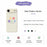 For iPhone Air Case Five Colors Flowers Pattern Printing Straight Edge TPU Phone Back Cover - Beige - 2