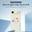 For iPhone Air Case Five Colors Flowers Pattern Printing Straight Edge TPU Phone Back Cover - Beige - 3