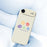 For iPhone Air Case Five Colors Flowers Pattern Printing Straight Edge TPU Phone Back Cover - Beige - 5
