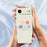 For iPhone Air Case Five Colors Flowers Pattern Printing Straight Edge TPU Phone Back Cover - Beige - 6