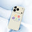 For iPhone 18 Pro Max / 17 Pro Max Case Five Colors Flowers Pattern Printing Straight Edge TPU Phone Back Cover - Beige - 5