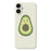 For iPhone 17 Case Cute Avocado Pattern Printing Straight Edge TPU Phone Back Cover - Beige - 1