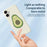 For iPhone 17 Case Cute Avocado Pattern Printing Straight Edge TPU Phone Back Cover - Beige - 4
