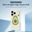 For iPhone 18 Pro Max / 17 Pro Max Case Cute Avocado Pattern Printing Straight Edge TPU Phone Back Cover - Beige - 3