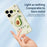 For iPhone 18 Pro / 17 Pro Case Avocados Pattern Printing Straight Edge TPU Phone Back Cover - Beige - 4