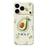 For iPhone 18 Pro Max / 17 Pro Max Case Avocados Pattern Printing Straight Edge TPU Phone Back Cover - Beige - 1