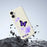 For iPhone 17 Case Purple Butterfly Pattern Printing Straight Edge TPU Phone Back Cover - Beige - 7