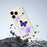 For iPhone 18 Pro / 17 Pro Case Purple Butterfly Pattern Printing Straight Edge TPU Phone Back Cover - Beige - 7