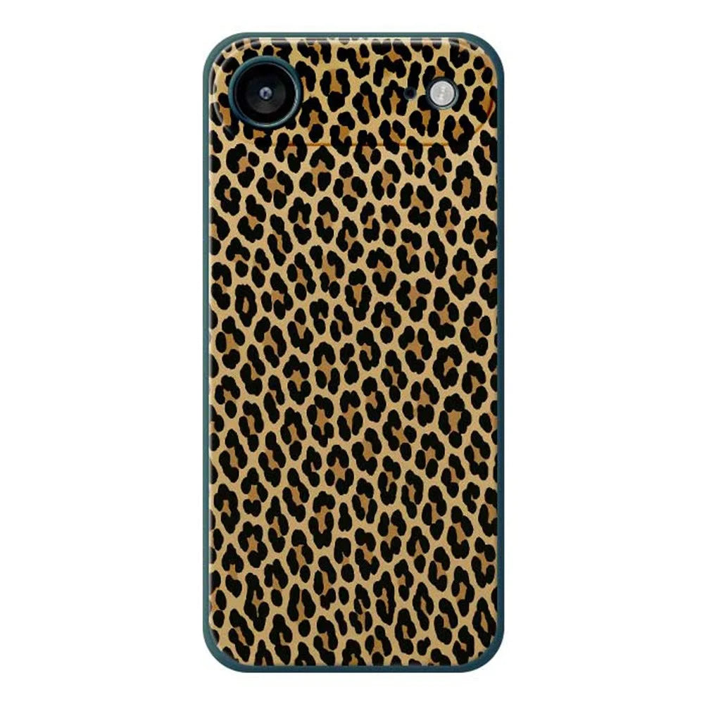 For iPhone Air Case Leopard Print Pattern Printing Straight Edge TPU Phone Back Cover - Green - 1