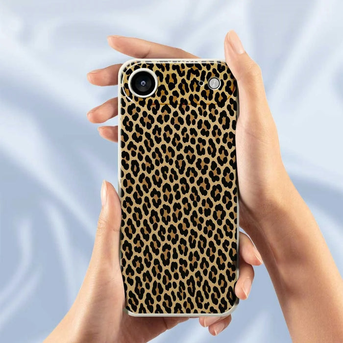 For iPhone Air Case Leopard Print Pattern Printing Straight Edge TPU Phone Back Cover - Green - 6