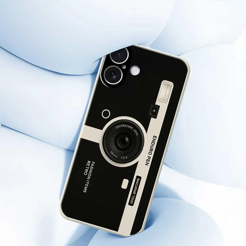 For iPhone 17 Case Colorscope Lens Pattern Printing Straight Edge TPU Phone Back Cover - Green - 5