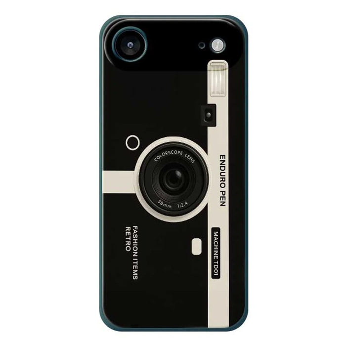 For iPhone Air Case Colorscope Lens Pattern Printing Straight Edge TPU Phone Back Cover - Green - 1