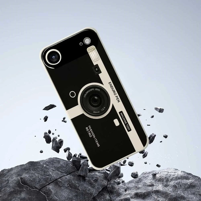 For iPhone Air Case Colorscope Lens Pattern Printing Straight Edge TPU Phone Back Cover - Green - 7