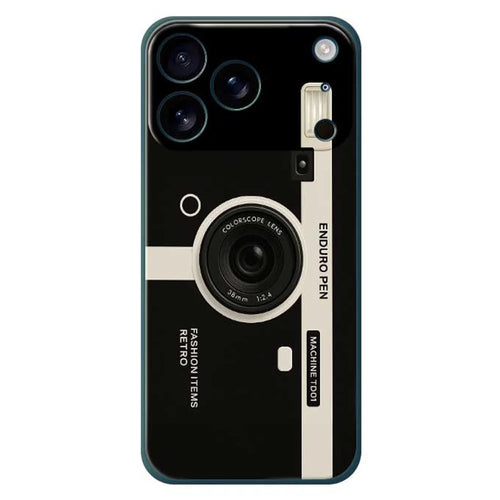 For iPhone 18 Pro Max / 17 Pro Max Case Colorscope Lens Pattern Printing Straight Edge TPU Phone Back Cover - Green - 1
