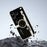 For iPhone 18 Pro Max / 17 Pro Max Case Colorscope Lens Pattern Printing Straight Edge TPU Phone Back Cover - Green - 5