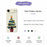 For iPhone Air Case Christmas Tree Potted Plants Pattern Printing Straight Edge TPU Phone Back Cover - Beige - 2