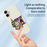 For iPhone 17 Case Christmas Fireplace Gifts Pattern Printing Straight Edge TPU Phone Back Cover - Beige - 4