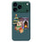 For iPhone 18 Pro Max / 17 Pro Max Case Christmas Fireplace Gifts Pattern Printing Straight Edge TPU Phone Back Cover - Green - 1