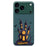 For iPhone 18 Pro Max / 17 Pro Max Case Halloween Castle Pattern Printing Straight Edge TPU Phone Back Cover - Green - 1
