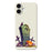For iPhone 17 Case Halloween Tombstone Pattern Printing Straight Edge TPU Phone Back Cover - Beige - 1