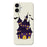 For iPhone 17 Case Bat Castle Pattern Printing Straight Edge TPU Phone Back Cover - Beige - 1