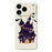 For iPhone 18 Pro / 17 Pro Case Bat Castle Pattern Printing Straight Edge TPU Phone Back Cover - Beige - 1